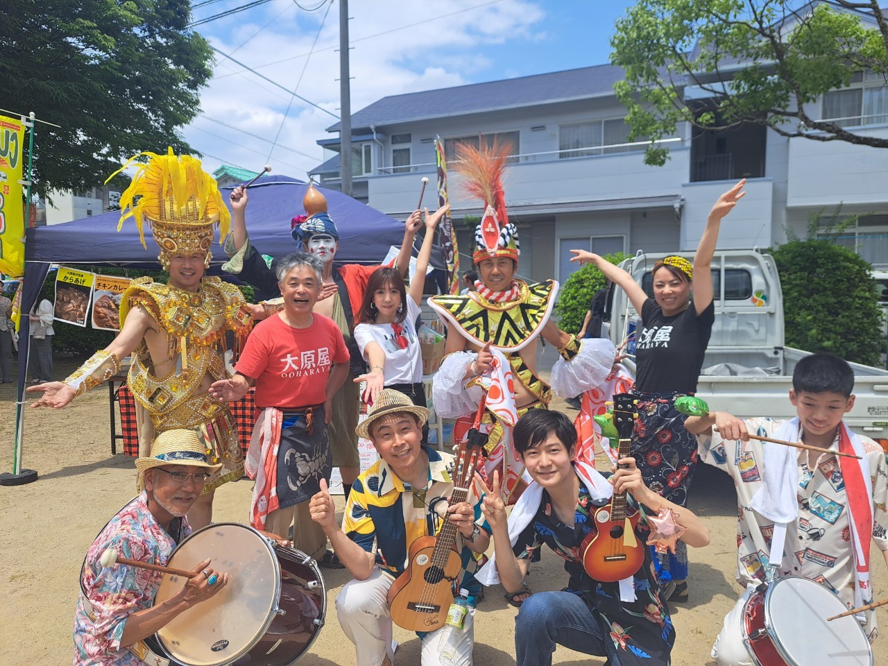 日田サンバコミュニティとの共演！2024年日田「川開き観光祭」出演！