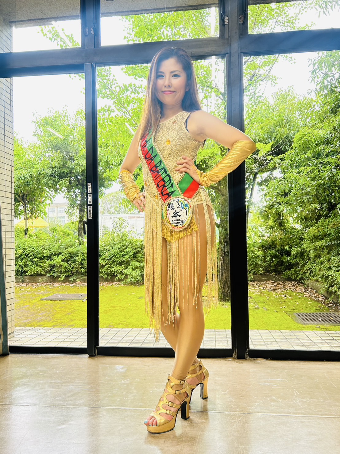 メイク練習に新人ダンサーが続々参加！観る側から出演する側になる！熊本ブラジルの日！