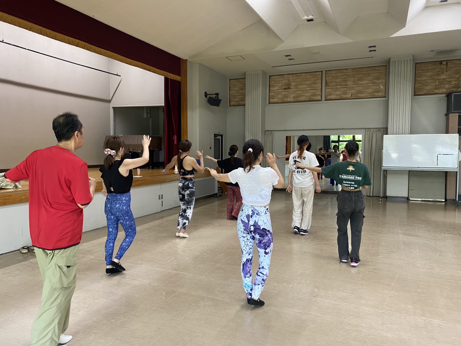 振付も作りますがサンバのダンスは即興表現が基本！10月福岡ブラフェスへ向けて始動！