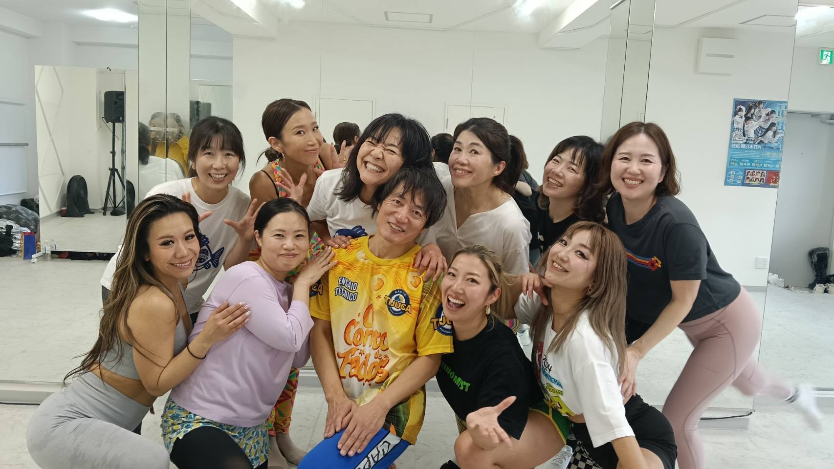 インプロレッスンからの番組収録！からの福岡サンバワークショップ！大盛況！